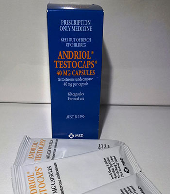 Andriol 40 mg x 60 Caps Organon testosterone undecanoate 2