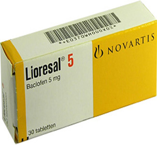 Baclofen Lioresal 5mg Tablets 1