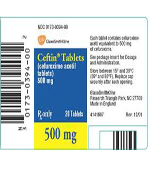 Ceftin Cefuroxime 500mg Tablet 1