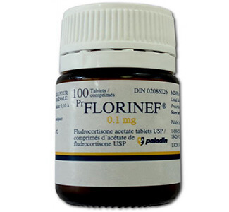 Florinef Acetate Fludrocortisone 0.1mg Tablets 1