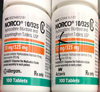 Generic Norco Acetaminophen hydrocodone 325mg 10mg Online 1