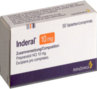 Inderal Propranolol 10mg 1