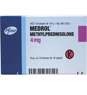 Medrol Methylprednisolone 4mg Tablets 1