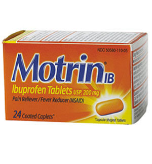 Motrin Ibuprofen 200mg Tablets 1
