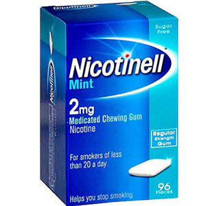 Nicotinell Nicotine 2mg Mint Medicated Chew Gum 1