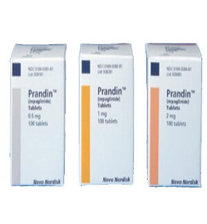 Prandin tablets 0.5mg 1mg 2mg 1