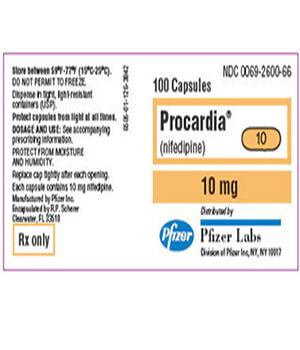 Procardia 10mg Capsules 1
