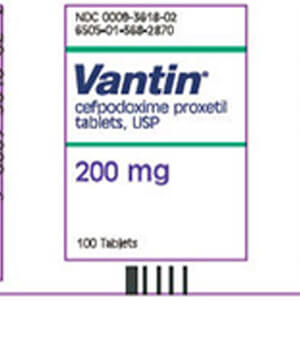 Vantin Cefpodoxime 200mg Tablets 1
