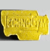 Yellow And White Technogym 330mg MDMA 1